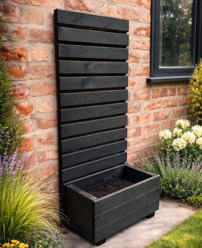 Garden planter privacy screen - planter,