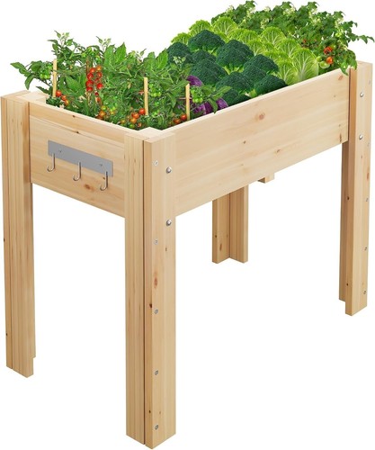 Wooden raised garden bed - raised,