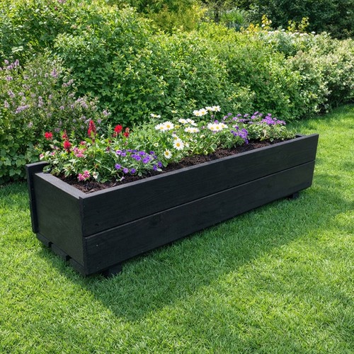 Garden wooden rectangular - garden,