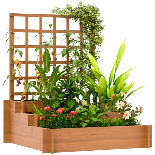 Outsunny tier wooden garden - 3,
