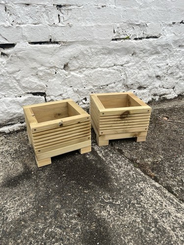 Square wooden garden - square,