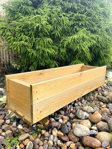 Garden plant pot - plant, wooden