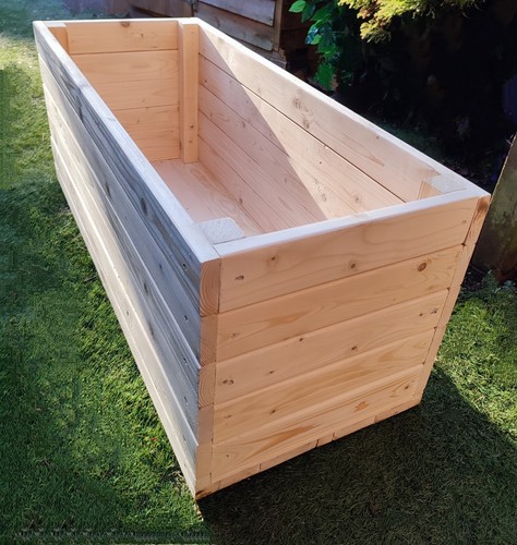 Wooden garden planter - planter, veg