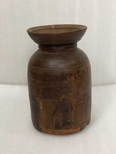 Antique wooden storage round - antique,
