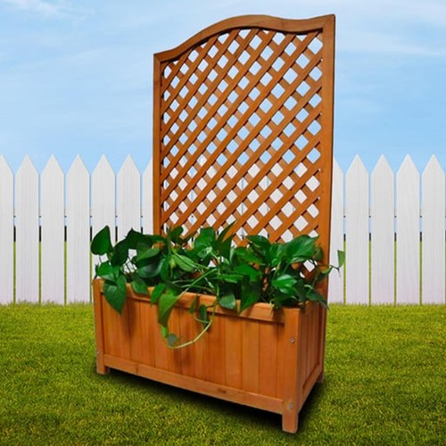 Garden wooden planter - garden,