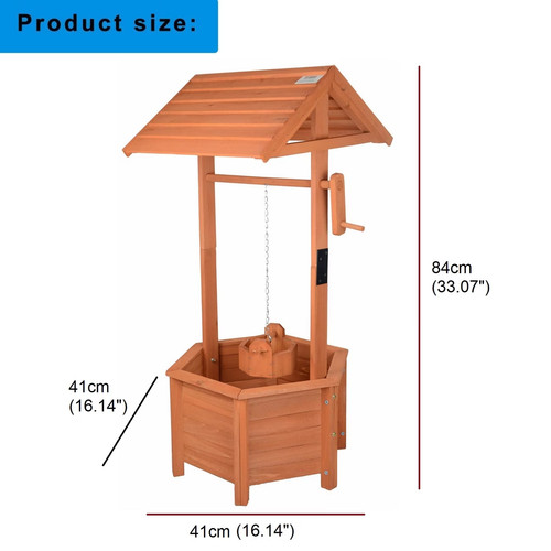 Gr8 garden wooden - wishing, well