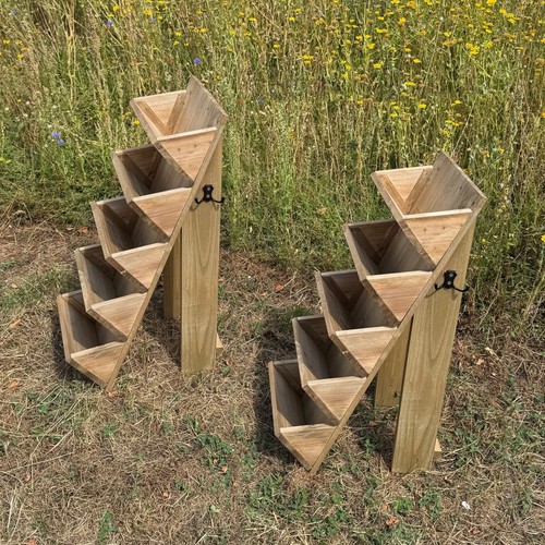 Tier wooden garden flower - flower, &
