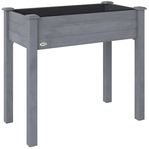 Outsunny elevated wooden - outsunny,