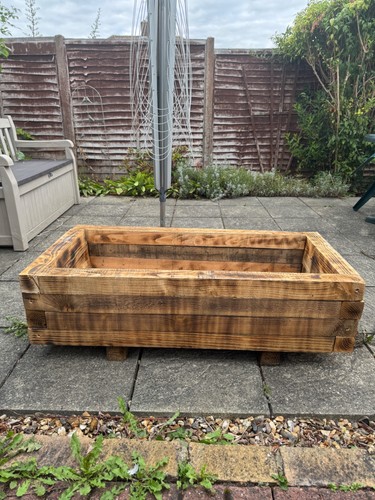 Heavy reliable wooden planter