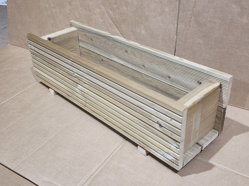 89cm wooden decking - wooden, planter