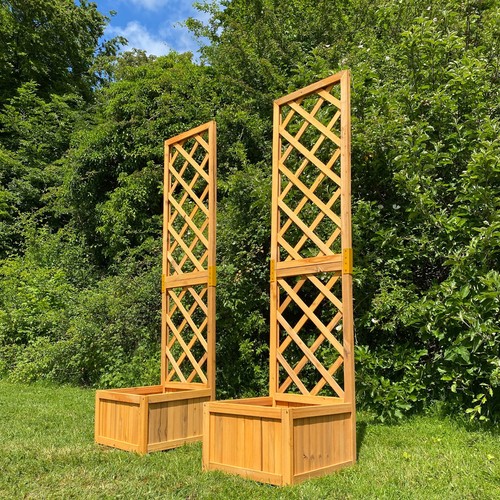 Wooden trellis planter - 2, x