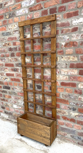 Garden wooden planter with - garden,