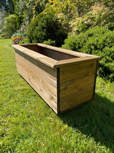 Trough rectangle wooden - trough,