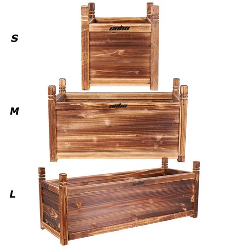 Wooden garden planters outdoor - wooden,