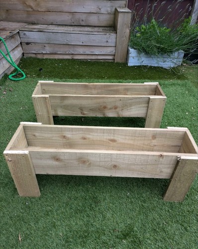60cm garden wooden planter - 60cm,