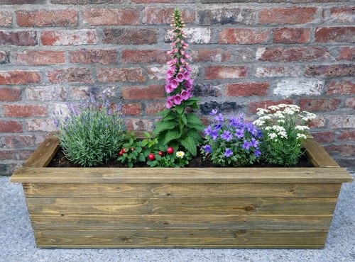 Quality planter wooden trough - quality,
