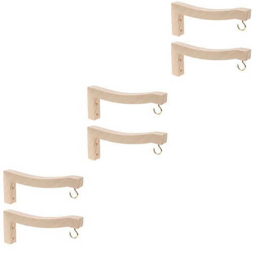 6pcs wooden hanging plant - hanging,