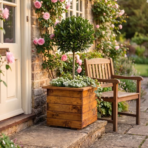 Pre assembled wooden - wooden, planters